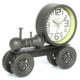Cannon Rustic Vintage Table Clock In Black Iron