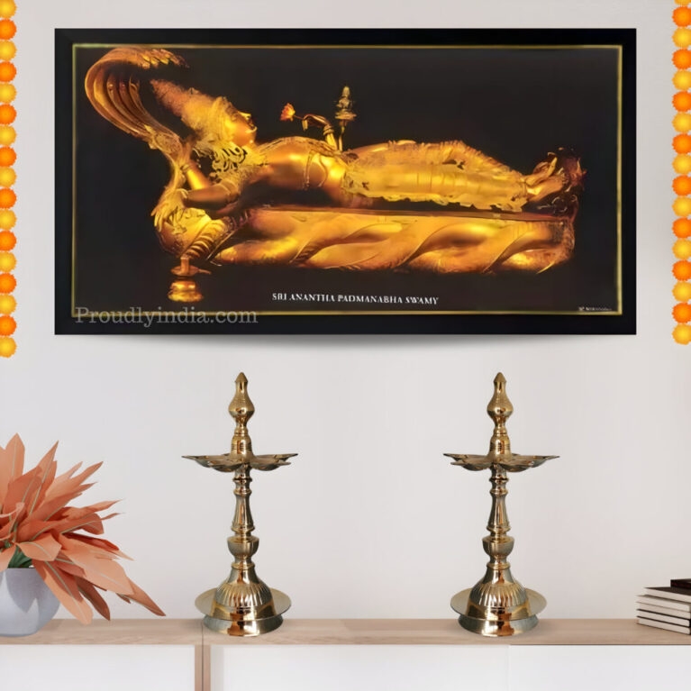 Ananthapadmanabha Swamy God Photo Religious Frame