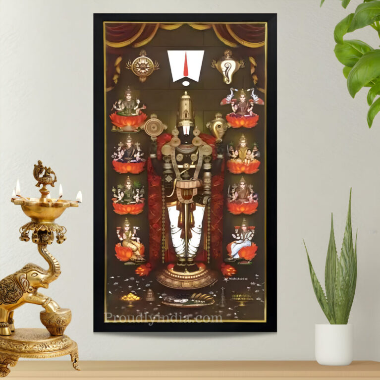 AstaLakshmi Venkateswara Swamy God Photo Frame