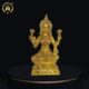 12″ Brass Goddess Lakshmi Statue