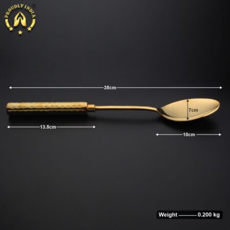 Brass Desert Ladle with Brass handle
