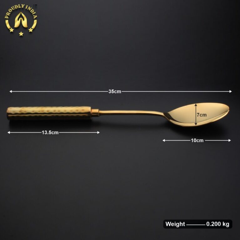 Brass Desert Ladle with Brass handle