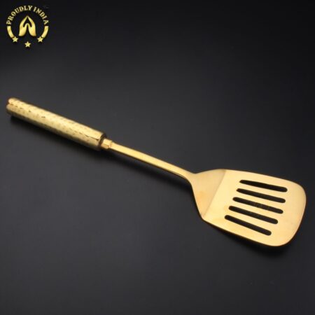 Brass Spatula with Brass Handle