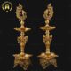 Brass Handmade Two Steps Annapakshi Diya Set of 2