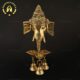 Brass Wall Hanging Ganesh Mask with Deepam