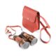 Brown Leather Wrapped Royal Brass Binocular