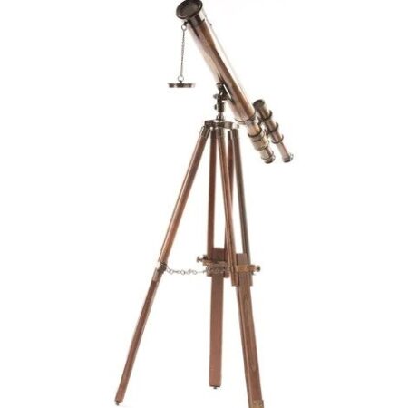 Multicolor Vintage Long Distance Lens Telescope With Tripod Stand