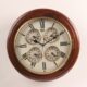 Vintage Style Wall Clock With 4 Embedded Small Clock