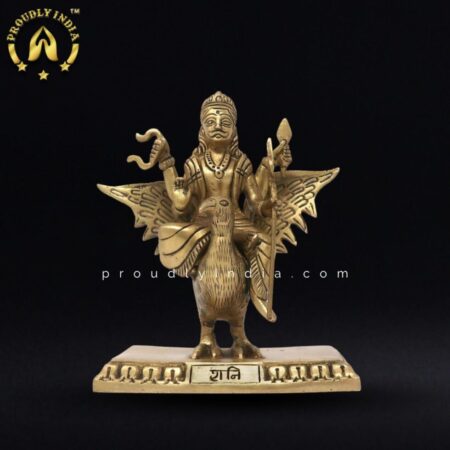 7.7 Inch- Brass Idol Shani Statue