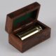 Antique Brown Brass Compact Telescope In Box
