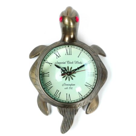 Gold Turtle 10 Inch Dial Wall Clock