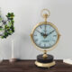 Black & Gold Brass Table Clock