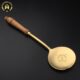 Brass Serving Ladle with Wooden handle