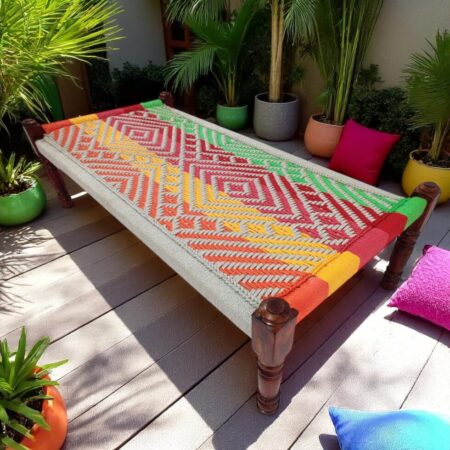 Four Colour Dominator Charpai Daybed