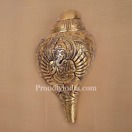 Brass Ganapathi Shankh