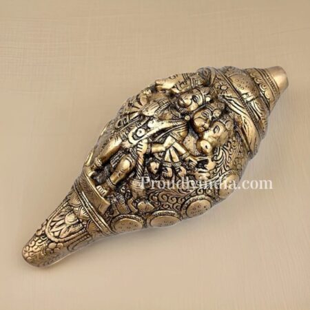 9″ Brass Hanuman Shankh