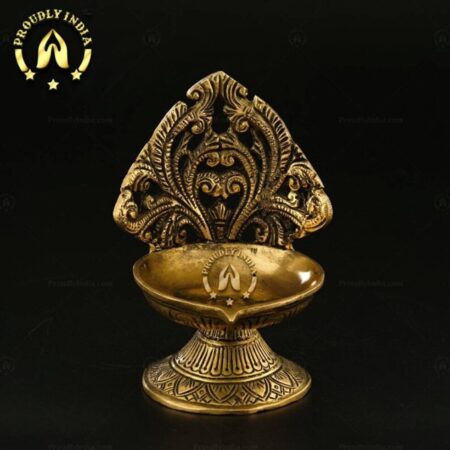 Handcrafted Ethnic Indian Brass Lamp